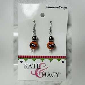 Kate & Macy Halloween Drop Earrings NWT